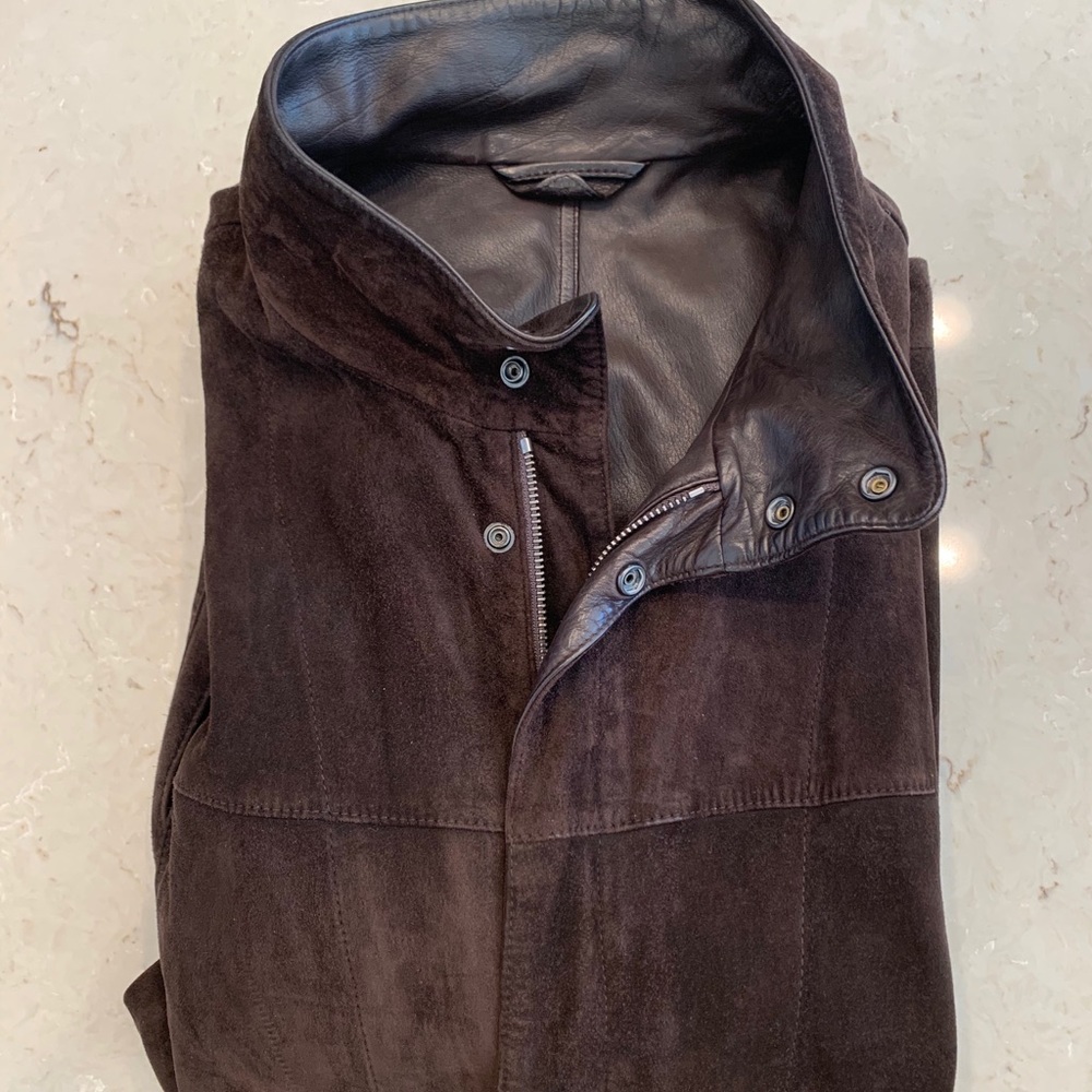 Zegna Sport Leather Suede Jacket